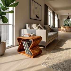 Modern Wooden Side Table For Stylish Living Room