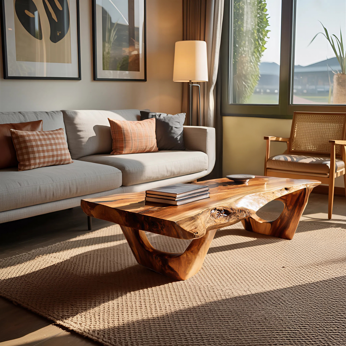 Organic Centerpiece Coffee Table For Home Decor