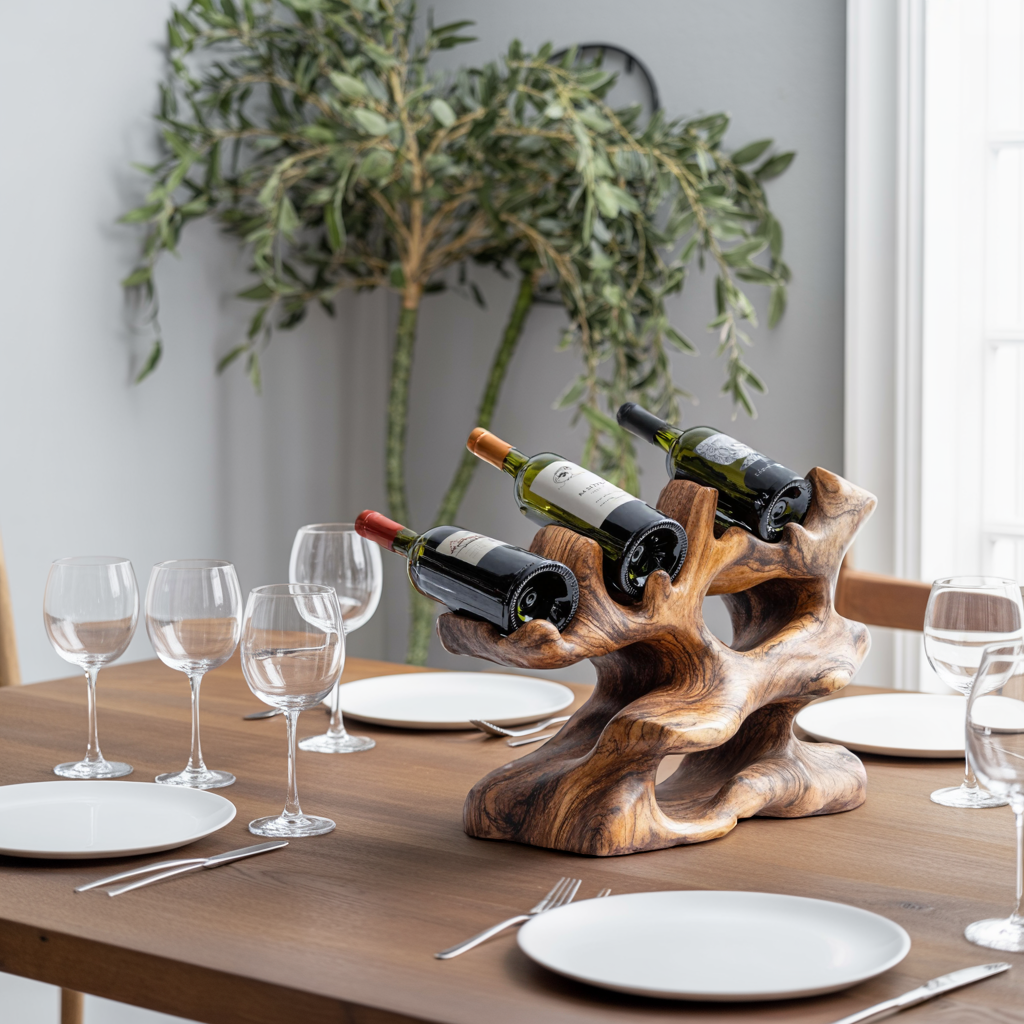 Rustic Wine Rack For Kitchen Island Rustic Feature