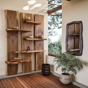 Rustic Floating Wall Shelves For Home And Office