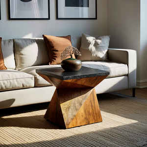 Mid Century Live Edge Side Table For Furniture Decor Ideas