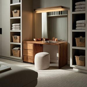 Modern Organic Vanity Table For Bedroom Space