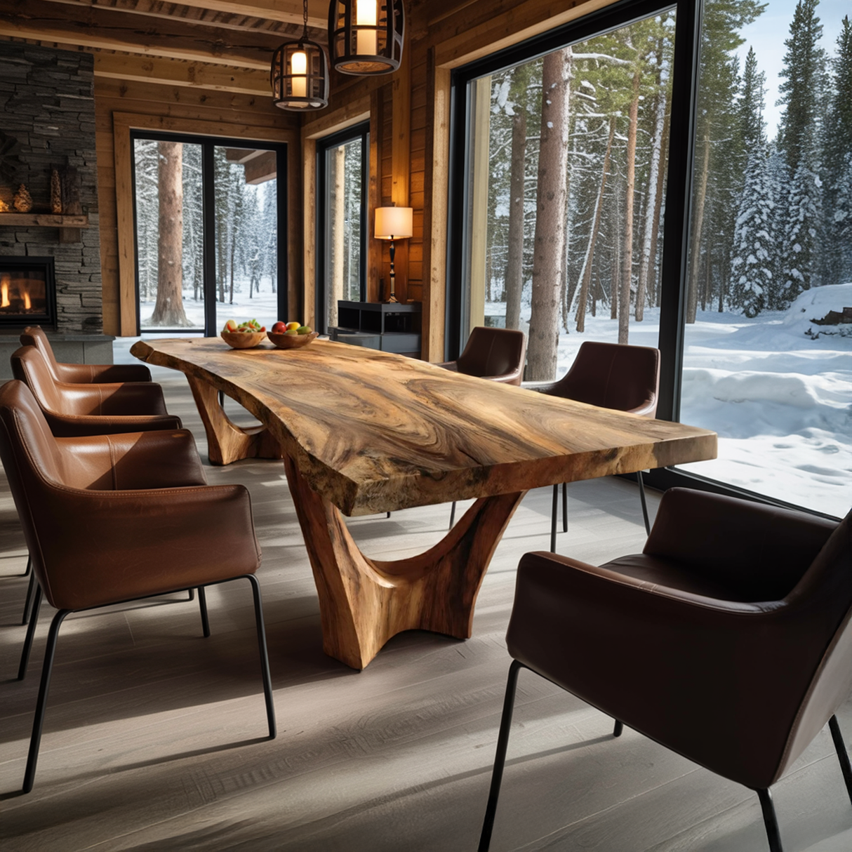 Contemporary Dining Table For Spacious Open-Plan Living Areas