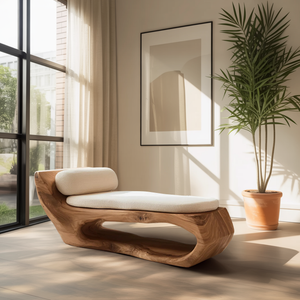 Modern Wooden Lounge Chair For Living Room