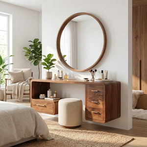 Organic Sculptural Vanity Desk Dressing Room Beauty Space Personal Area