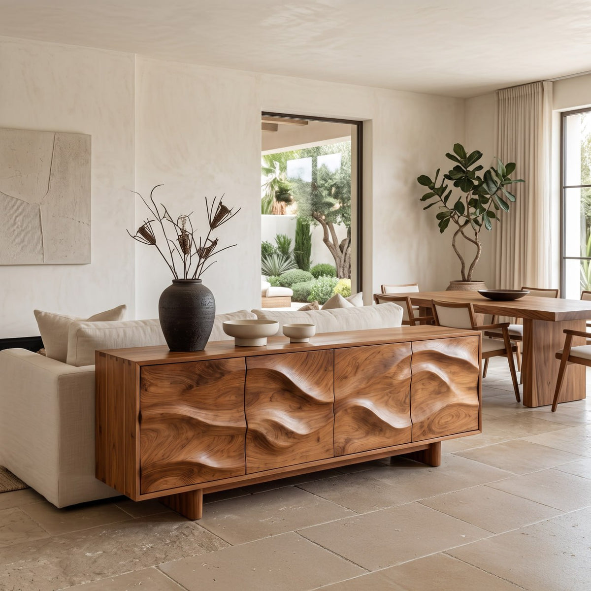 Minimalist Modern Sideboard Console For Living Room