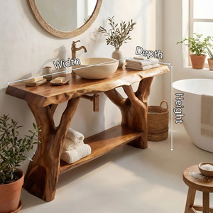 Modern Wood Bathroom Vanity For Clean Bathroom Layout