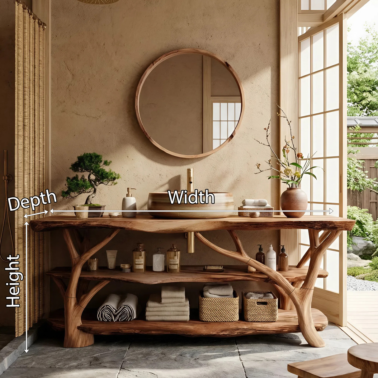 Contemporary Handmade Sink Vanity For New Bathroom Setup