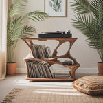 Mid Century Record Stand Vinyl Storage Solution