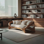 Organic Sculptural Sofa For Living Room Space
