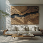 Modern Rectangular Wooden Wall Art For Home Decor