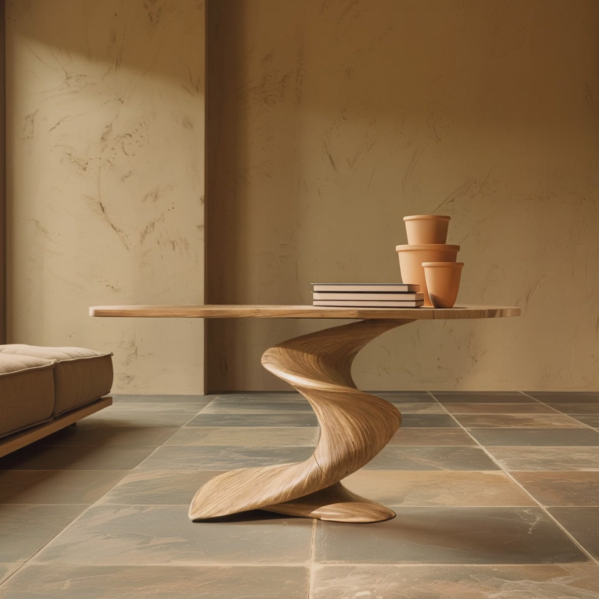 Handcrafted Wood Console Table Furniture Decor