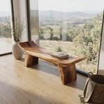 Solid Wood Entryway Bench For Foyer And Hallway Spaces