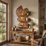 Modern Live Edge Floating Shelf For Bedroom Wall Decor Storage