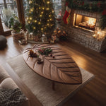 Rustic Solid Wood Coffee Table For Holiday Furniture Decoration