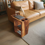 Handcrafted Live Edge Side Table For Furniture Design