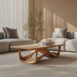 Contemporary Sculptural Coffee Table For Living Room
