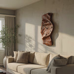 Contemporary Wall Clock Vertical Design For Living Room Interior