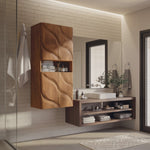 Contemporary Bathroom Cabinet Waves Design For Bathroom