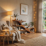 Modern Sculptural Curved Bookcase For Living Room Interior
