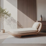 Handcrafted Wooden Daybed For Patio Furniture And Outdoor Decor