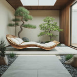 Mid Century Wooden Daybed For Modern Bedroom Furniture Decor