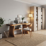 Modern Solid Wood Desk For Minimalist Home Office Design