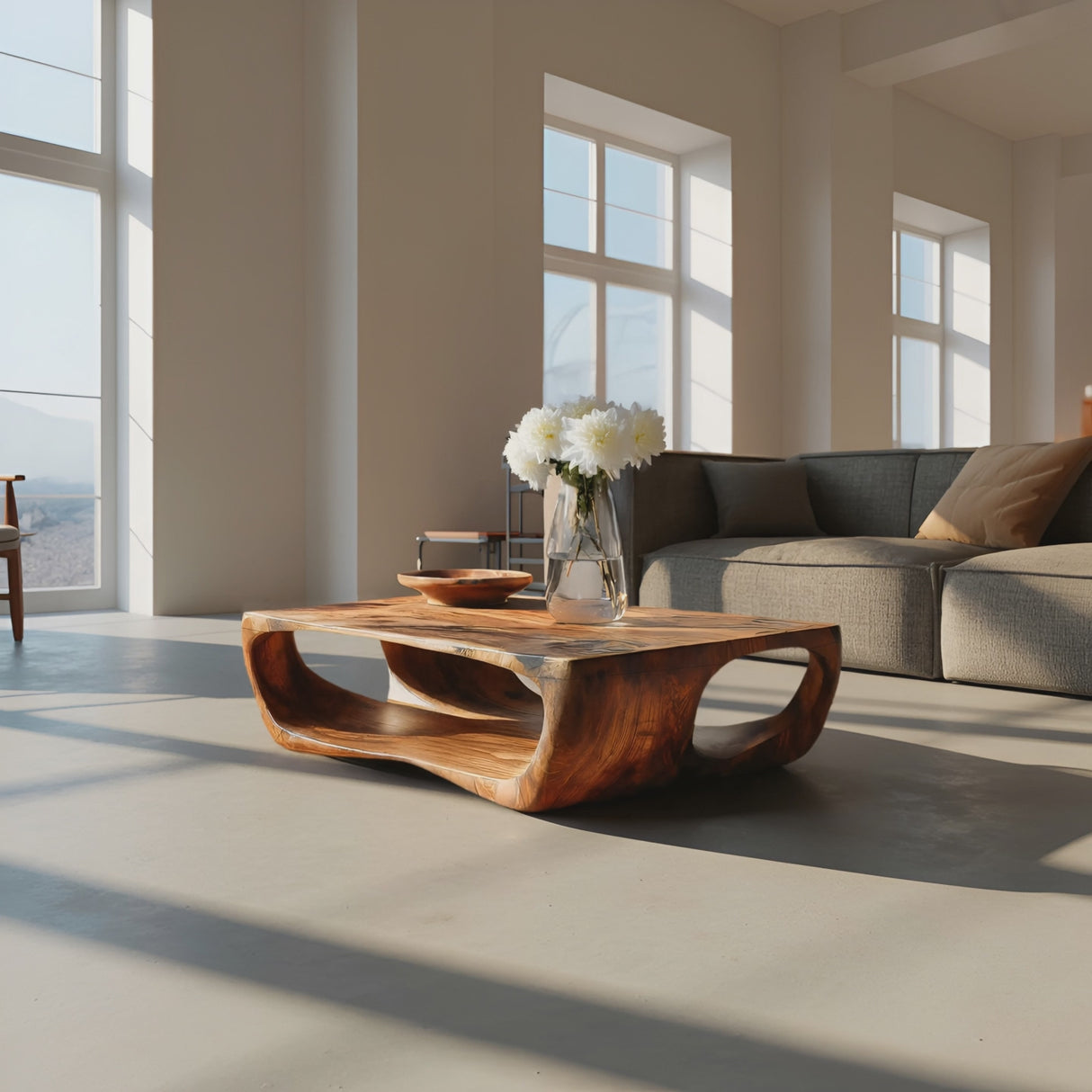 Modern Coffee Table Sculpture Design For Living Room