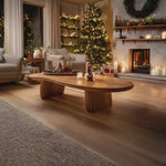Rustic Solid Wood Coffee Table For Holiday Decoration