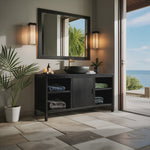 Modern Black Bathroom Vanity Cabinet For Bathroom Decor