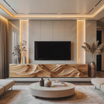 Farmhouse TV Cabinet For Cozy Living Room Decor