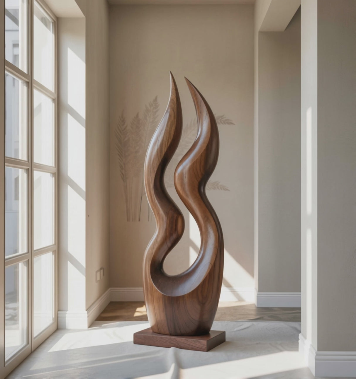 Farmhouse Handcrafted Sculpture For Patio Decor