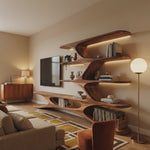Organic TV Cabinet Branches Design For Contemporary Home Decor
