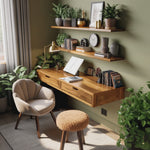 Modern Floating Desk For Bedroom And Office Setup
