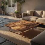 Handcrafted Irregular Coffee Table For Entryway Design