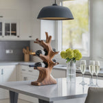 Rustic Wine Stand For Living Room Natural Wood Vibe