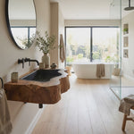 Farmhouse Wall Mounted Wooden Bathroom Sink For Bathroom Furniture Style