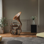 Mid Century Record Player Stand For Bedroom Decor