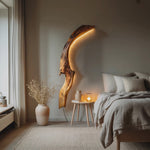 Minimalist Organic Wall Light For Bedroom Or Hallway Decor