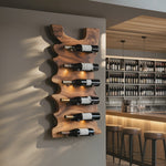 Handcrafted Live Edge Wine Holder For Entryway Design Ideas