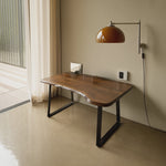 Modern Live Edge Writing Desk For Home Office