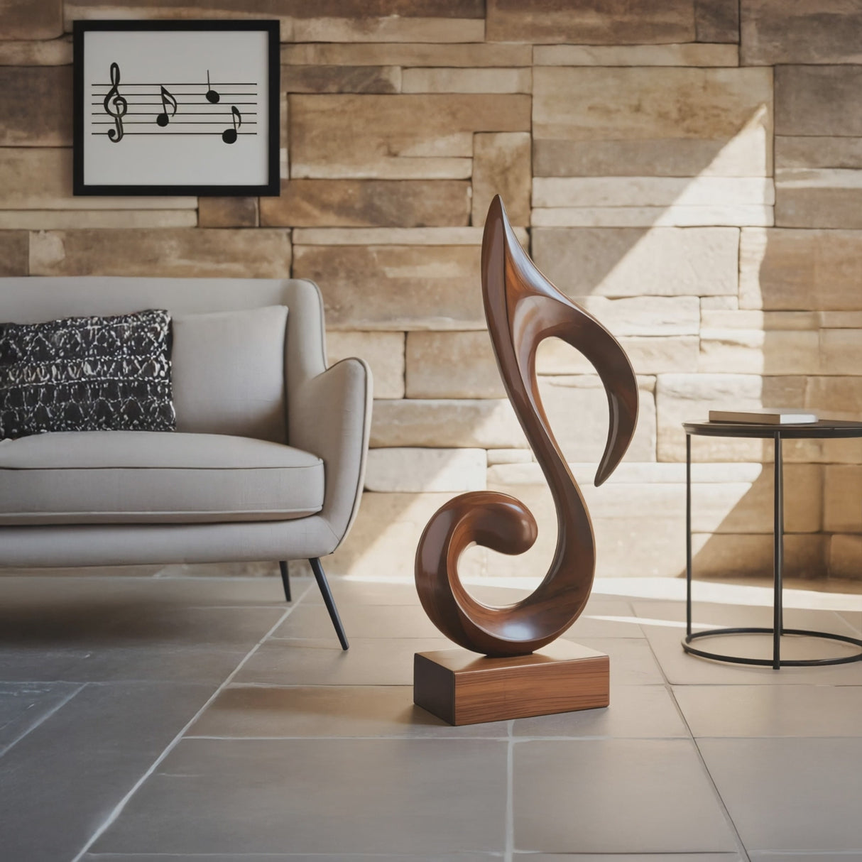 Mid Century Abstract Sculpture For Outdoor Garden Style