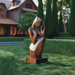 Handcrafted 3D Wood Art For Outdoor Nature Theme Setting