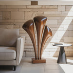 Handcrafted Large Wooden Sculpture For Garden Landscape