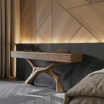 Mid Century Solid Wood Dressing Table For Modern Bedroom