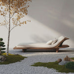 Rustic Solid Wood Garden Daybed For Bedroom Furniture Decoration