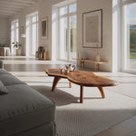 Mid Century Modern Live Edge Coffee Table For Living Room Look