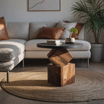 Modern Wooden Side Table For Bedroom Nightstand Decor