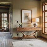 Rustic Solid Wood Dressing Table For Cozy Bedroom
