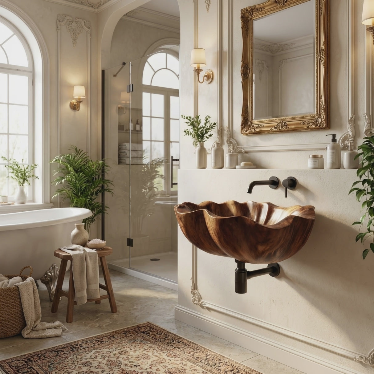 Modern Live Edge Wood Vanity Sink For Statement Bedroom Decor